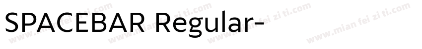 SPACEBAR Regular字体转换